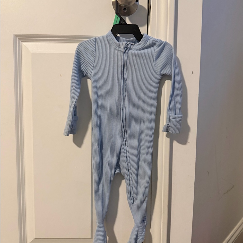 Old Navy Light Blue Kids Footie One Piece